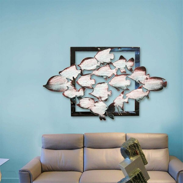 Clean Choice School of Fish Decorative Gallery Wall Art CL2966624